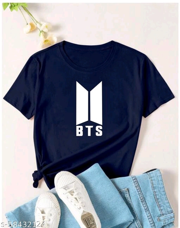 RUDRAX BTS PRINT TSHIRT - Red, S
