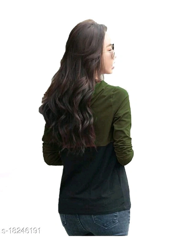Trendy Women Full Sleeve Hoodie T-Shirt Black - Black, s-18246194, S