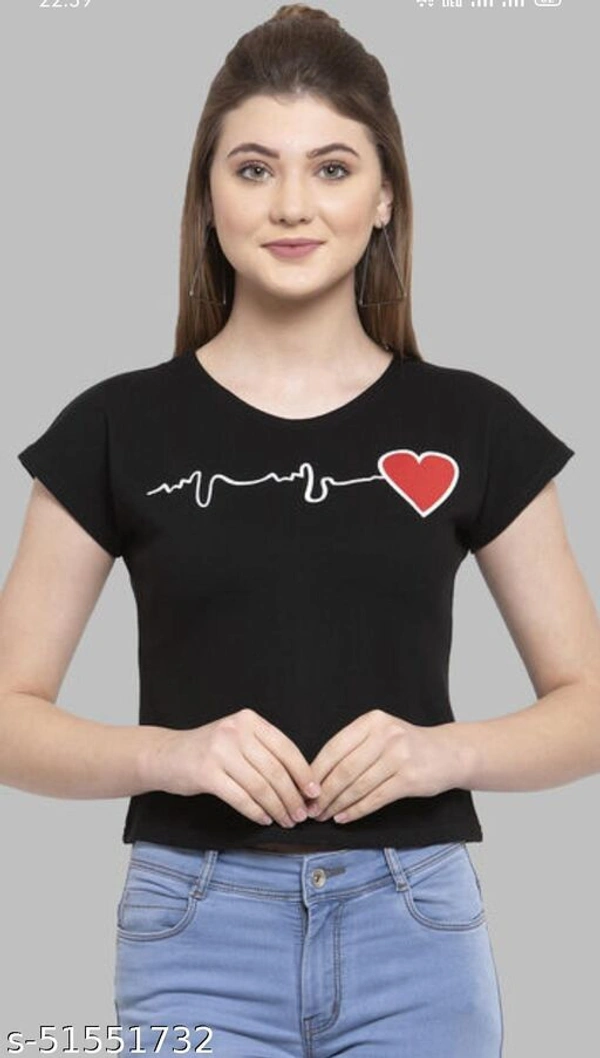 Fancy Partywear Women Tshirts  - s-51551738, Ehite, M
