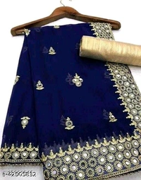 Jivika Petite Sarees - White, Free Size