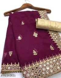 Jivika Petite Sarees - Yellow, Free Size