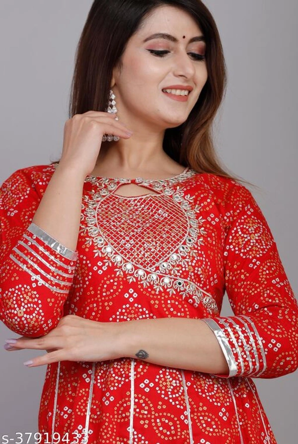Abhisarika Fabulous Kurtis - Red, s-37919433, 3XL