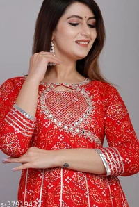 Abhisarika Fabulous Kurtis - Red, s-37919434, XXL