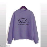 CAT PRINTED SWEATSHIRTS FOR WOMAN AND GIRLS - Pink, s-59642056, L