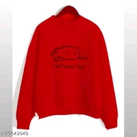 CAT PRINTED SWEATSHIRTS FOR WOMAN AND GIRLS - Pink, s-59642056, L