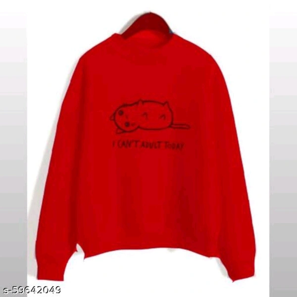 CAT PRINTED SWEATSHIRTS FOR WOMAN AND GIRLS - Pink, s-59642056, L