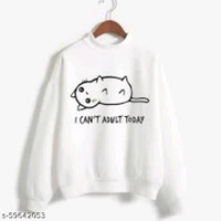 CAT PRINTED SWEATSHIRTS FOR WOMAN AND GIRLS - Pink, s-59642056, L