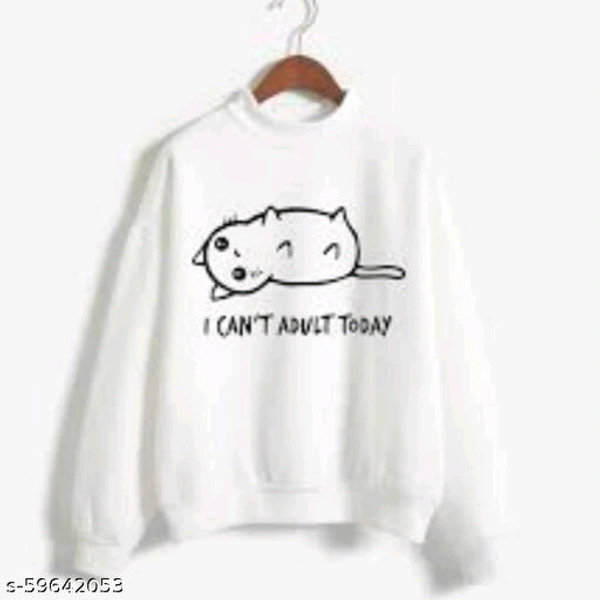 CAT PRINTED SWEATSHIRTS FOR WOMAN AND GIRLS - Pink, s-59642056, L