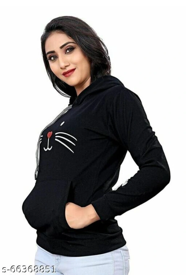 Trendy Hoodie For Women - Black, s-64963839, M