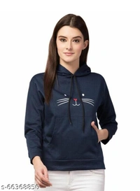 Trendy Hoodie For Women - Black, s-64963839, M