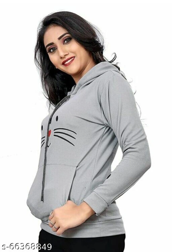 Trendy Hoodie For Women - Black, s-64963839, M