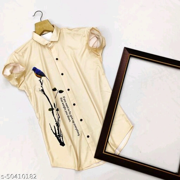 Trendy Retro Women Shirts - Yellow, s-50410182, S