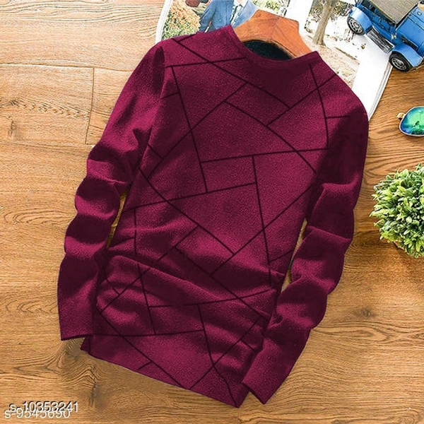 Mens tshirt - Maroon, s-10353241, L