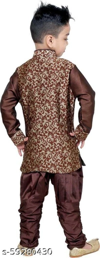 Catalog Name:*Graceful Boys Ethnic  - Red, s-59280429, 7-8 years