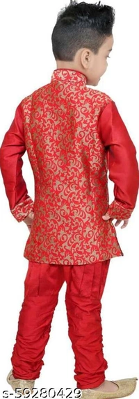 Catalog Name:*Graceful Boys Ethnic  - Brown, s-59280430, 4-5 years