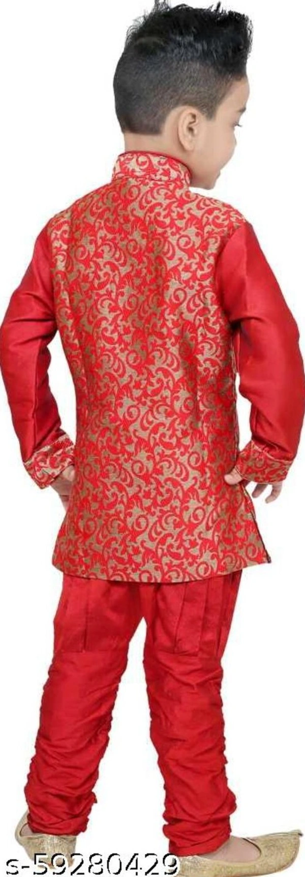 Catalog Name:*Graceful Boys Ethnic  - Brown, s-59280430, 6-7 years