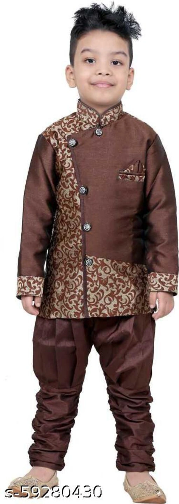 Catalog Name:*Graceful Boys Ethnic  - Brown, s-59280430, 2-3 years