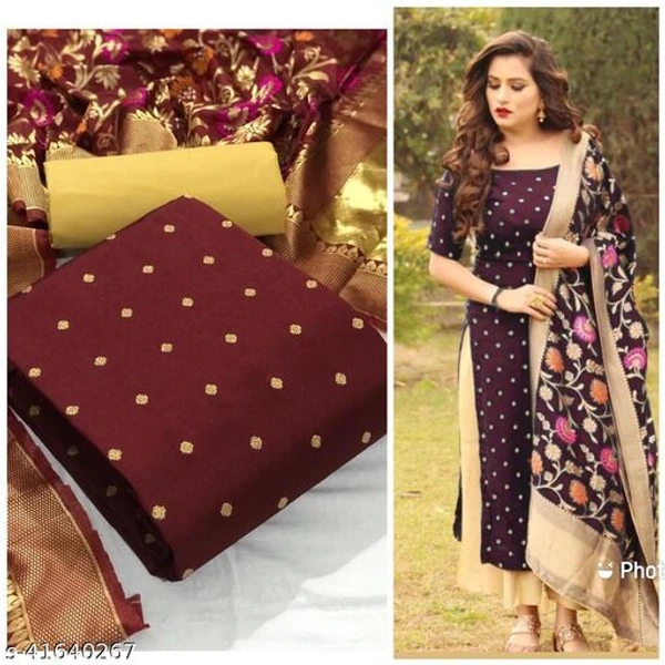 Catalog Name:*Banita Pretty Salwar - Maroon, s-41640267, Un Stitched