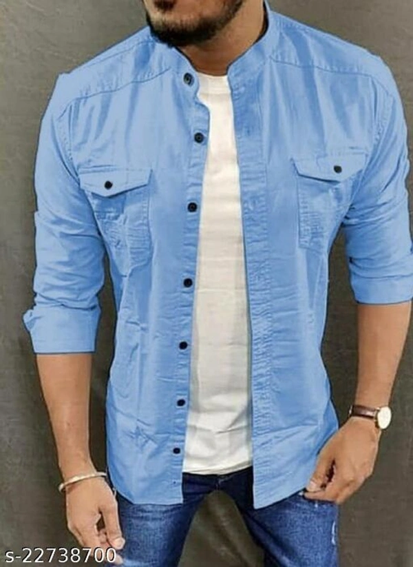MAJESTIC MAN COTTON SHIRT - Yellow, s-22738699, XL