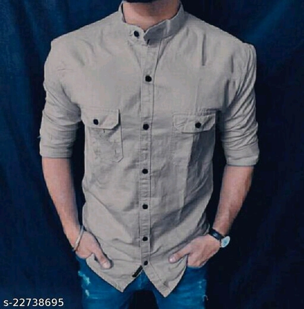 MAJESTIC MAN COTTON SHIRT - Maroon , s-22738694, M