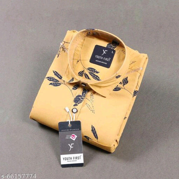 MEN FLOWER  PRINT SHIRT - s-66157775, White, XXL