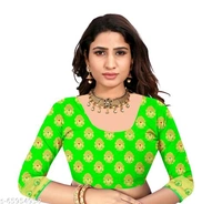 Ganga kanjivaram silk saree with zari blouse - Green-pink, s-65954958
