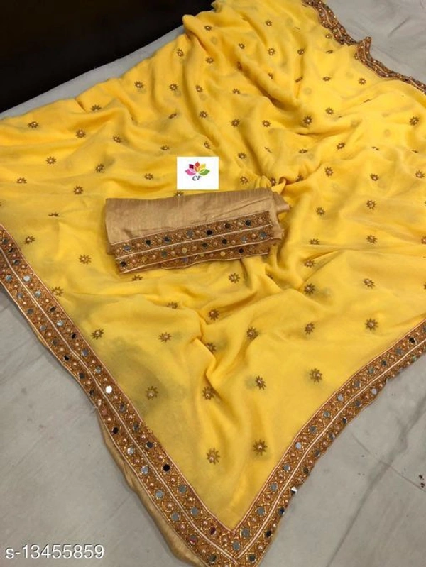 Aagam Graceful Sarees - Yellow