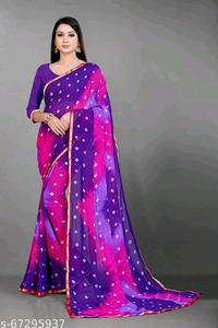 Catalog Name:*Aishani Petite Sarees* - Blue