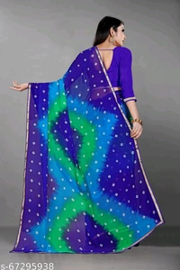 Catalog Name:*Aishani Petite Sarees* - Blue