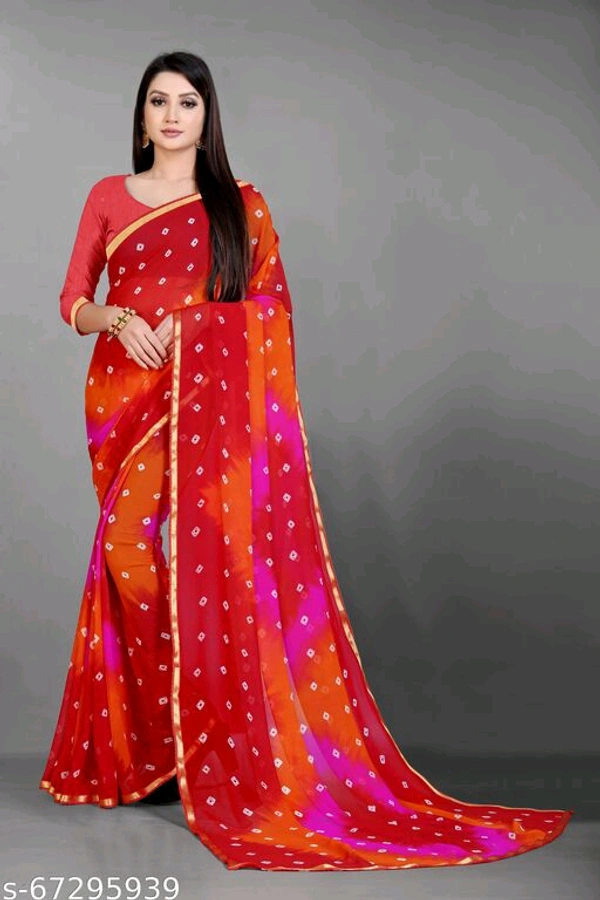 Catalog Name:*Aishani Petite Sarees* - pink
