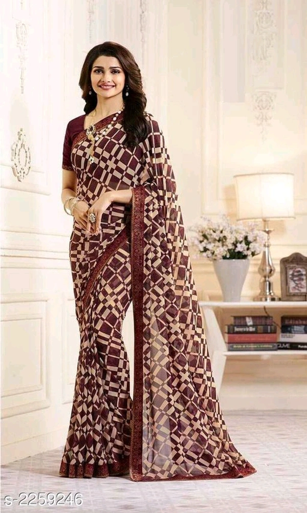 Catalog Name:*Jivika Pretty Chiffon Printed Sarees Vol 9* - s-2259246