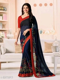 Catalog Name:*Jivika Pretty Chiffon Printed Sarees Vol 9* - s-2259247