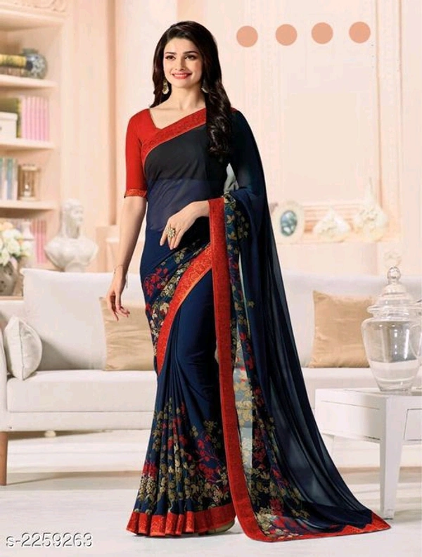 Catalog Name:*Jivika Pretty Chiffon Printed Sarees Vol 9* - s-2259247