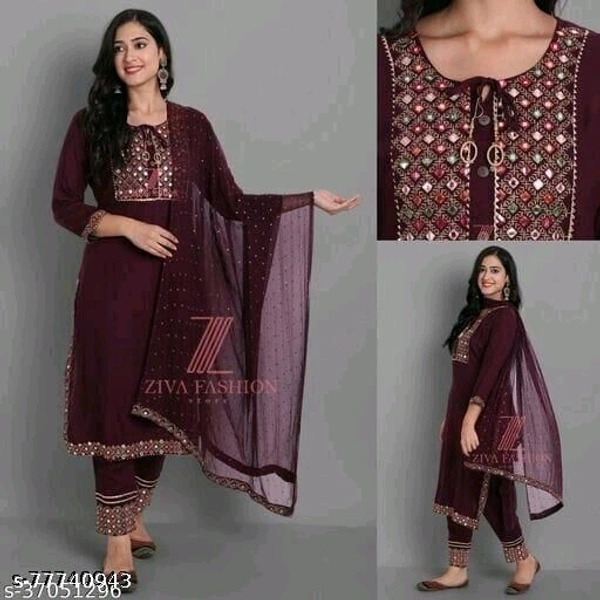 Adrika Refined Women Dupatta SetsName: Adrika Refined Women Dupatta Sets - s-77740941, XL