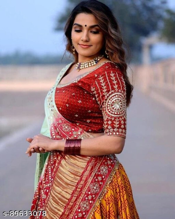 Catalog Name:*Aagyeyi Drishya Women Lehenga - Free size
