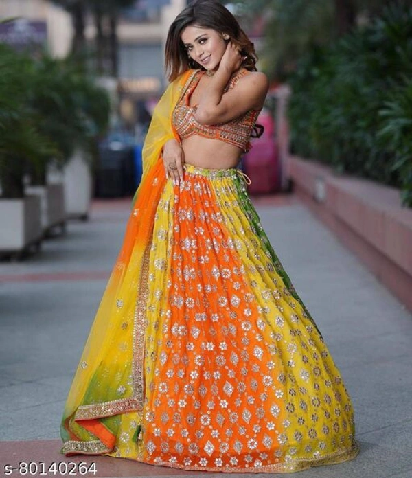 Catalog Name:*Kashvi Ensemble Women Lehenga* - Free size