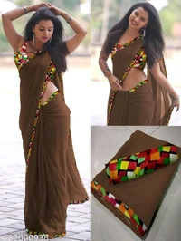 Abhisarika Pretty Sarees - Blue, Free size, s-51094094
