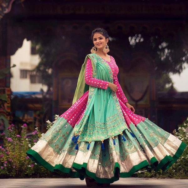 (DC)❤️PRESENTING NEW DESIGNER PRINTED LAHENGA CHOLI❤️