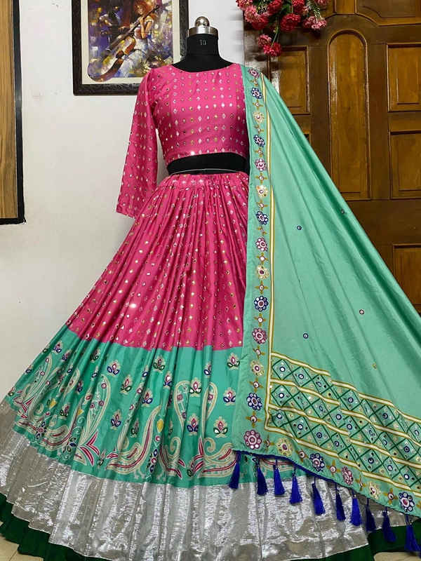 (DC)❤️PRESENTING NEW DESIGNER PRINTED LAHENGA CHOLI❤️