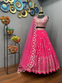 Name              :- 🌟 * Function special* Lehengha choli with Dupata(AM) - Free size