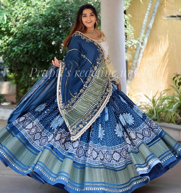 LC 662❤️PRESENTING NEW DESIGNER PRINTED LAHENGA CHOLI❤️(AM) - Free Size