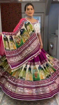 LC 695 (Am)❤️PRESENTING NEW DESIGNER PRINTED LAHENGA CHOLI❤️ - Free Size