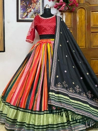 LC 598(Am)❤️PRESENTING NEW DESIGNER PRINTED LAHENGA CHOLI❤️ - Free Size