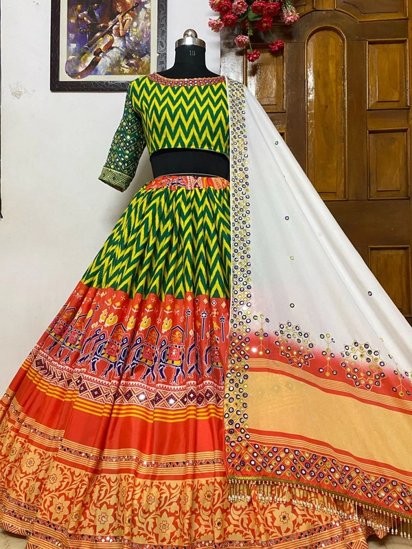 *LC 644*(am)❤️PRESENTING NEW DESIGNER PRINTED LAHENGA CHOLI❤️ - Free Size