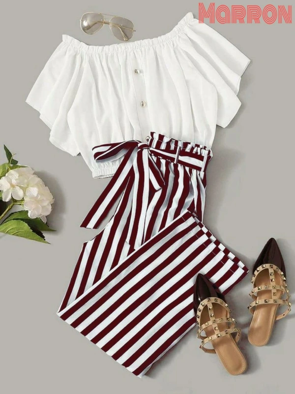 *Top + Plazzo*(am) - Marron Plazo