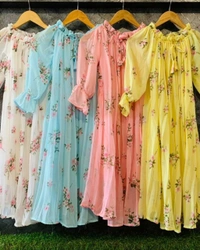 🔥Hot And Latest Quality Western Top(am) - Sky Blue, L-40