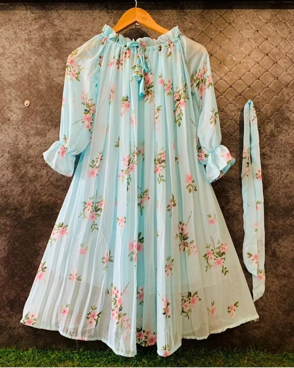 🔥Hot And Latest Quality Western Top(am) - Sky Blue, XXL-44
