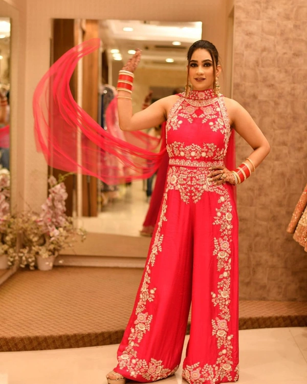 *LUNCHING NEW DESIGNER PARTY WEAR JAM SUITI WITH DUPATTA*(am)
