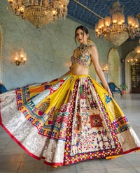 *LC 769*❤️PRESENTING NEW DESIGNER PRINTED LAHENGA CHOLI❤️(am)