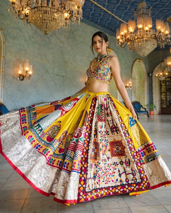 *LC 769*❤️PRESENTING NEW DESIGNER PRINTED LAHENGA CHOLI❤️(am)